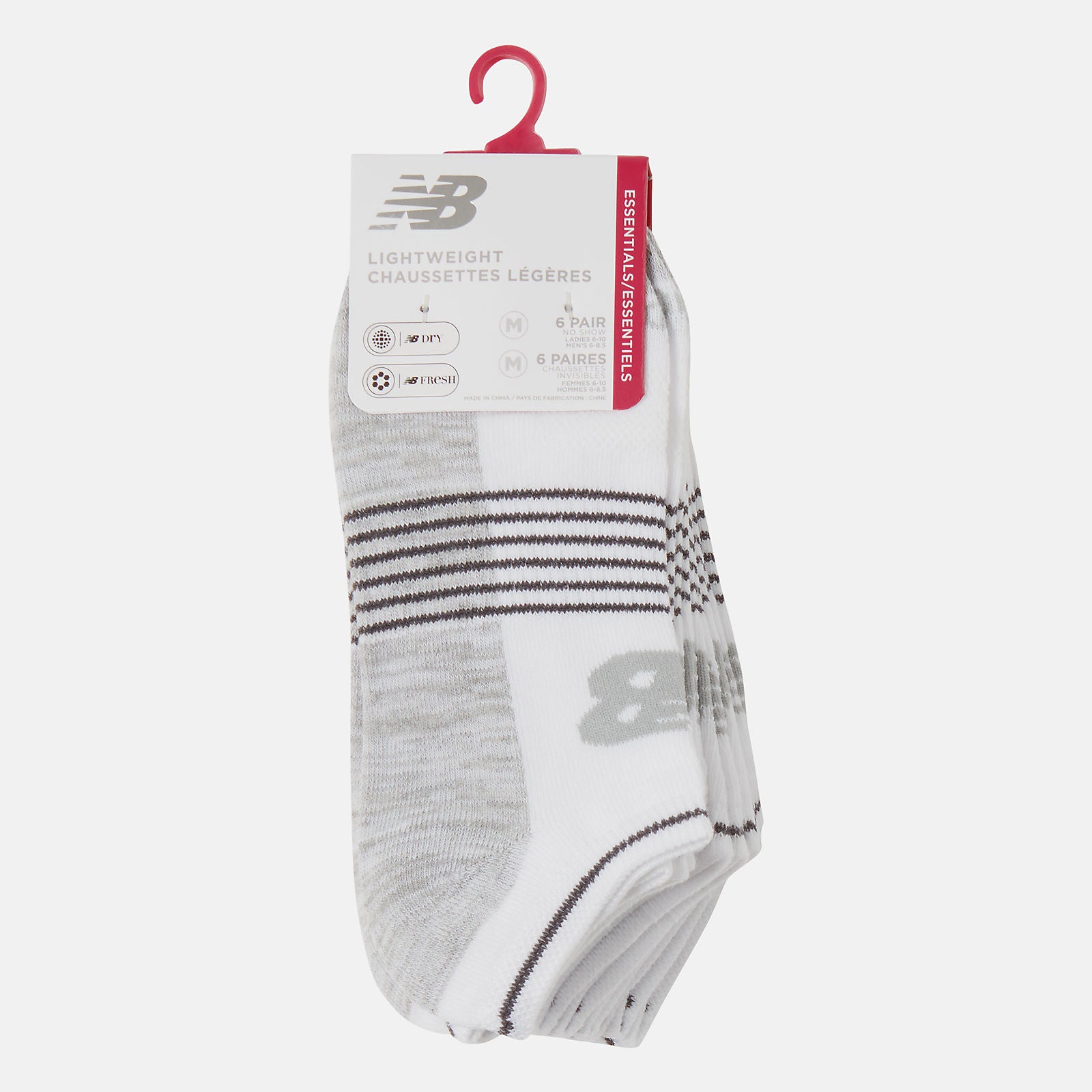 New Balance 6 PK No Show Flatknit