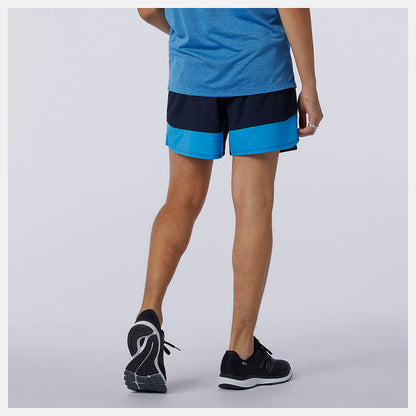 New Balance Printed Impact Run 5 Inch Short