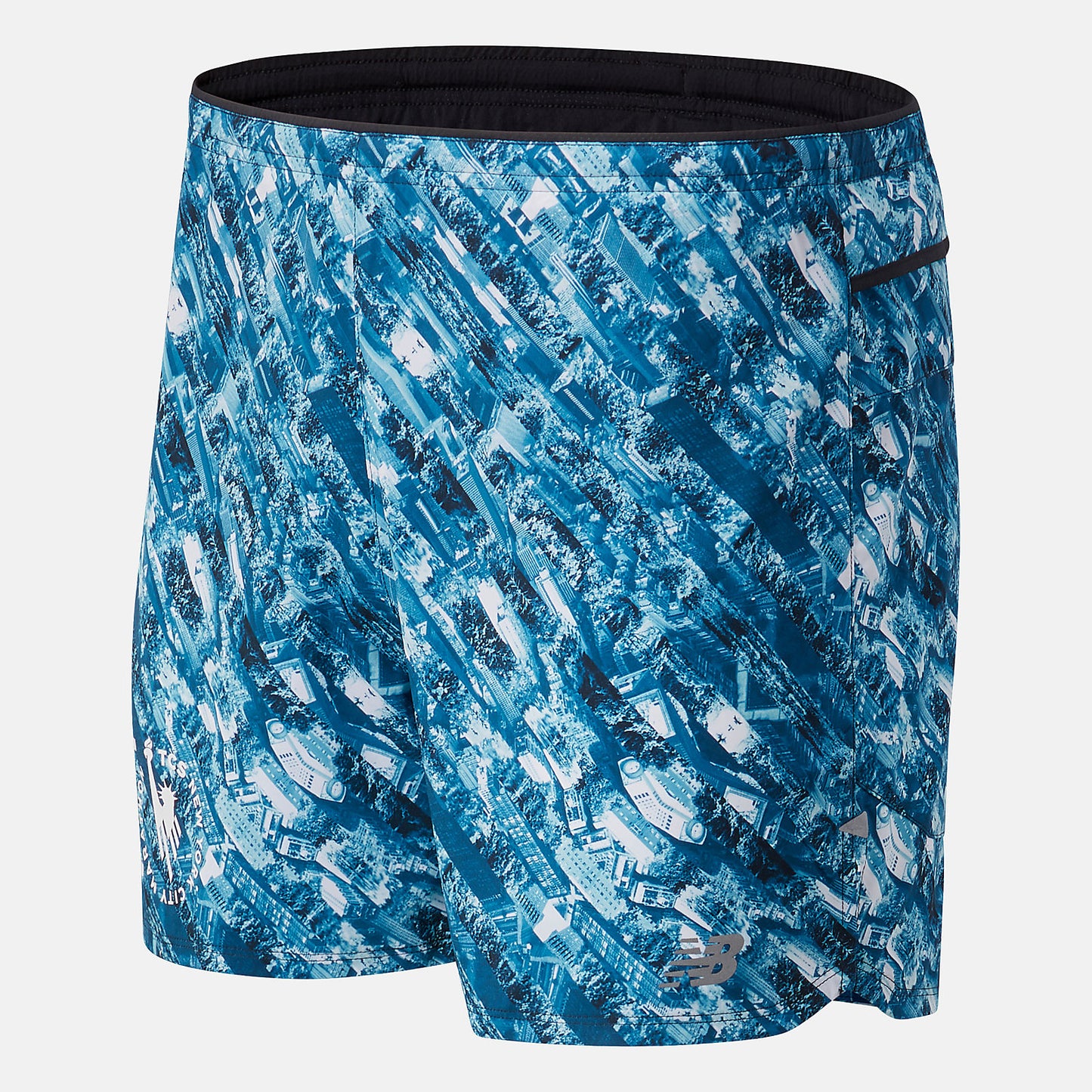 New Balance NYC Marathon Printed Impact Run 5 Inch Short