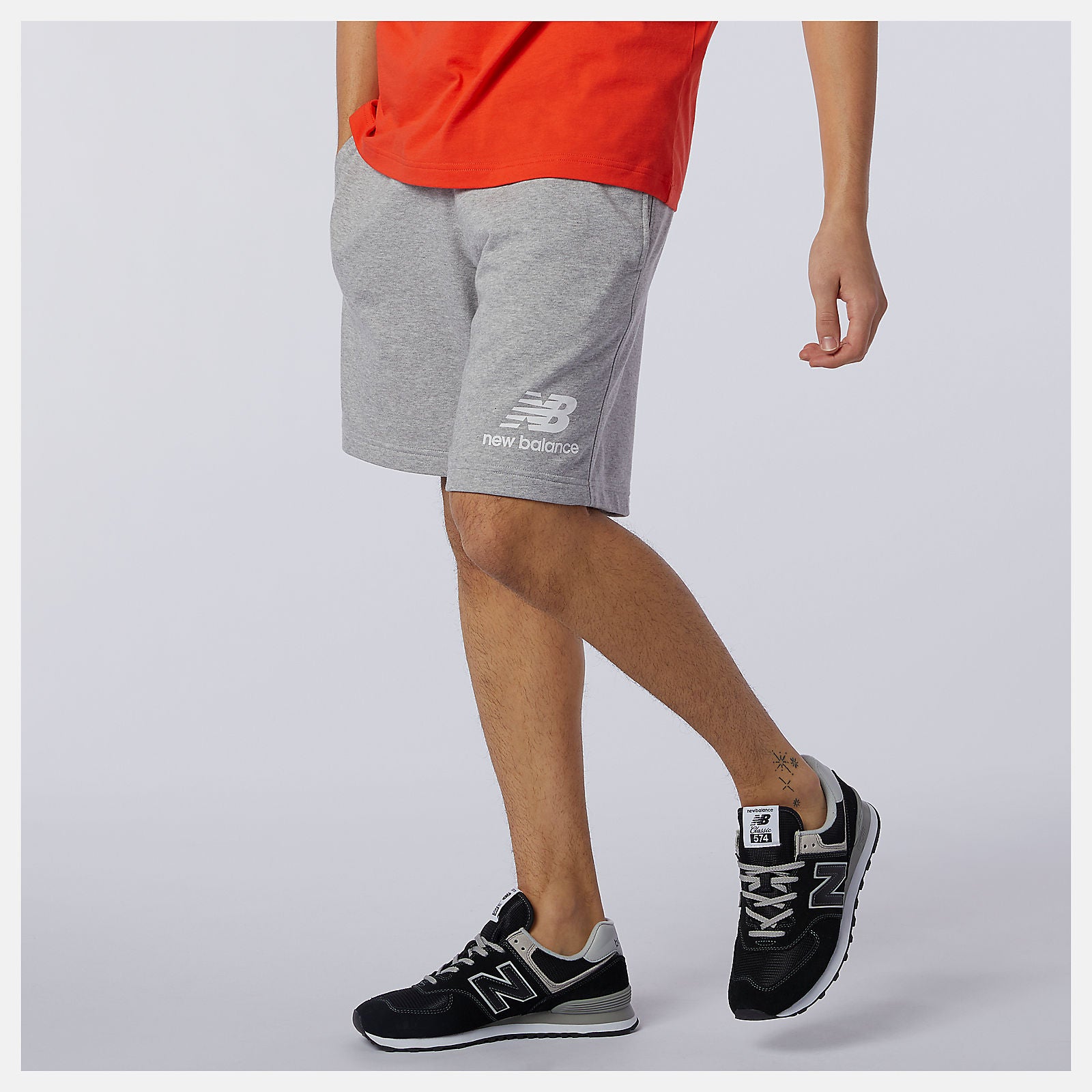 New Balance NB Essentials Stacked Logo Short
