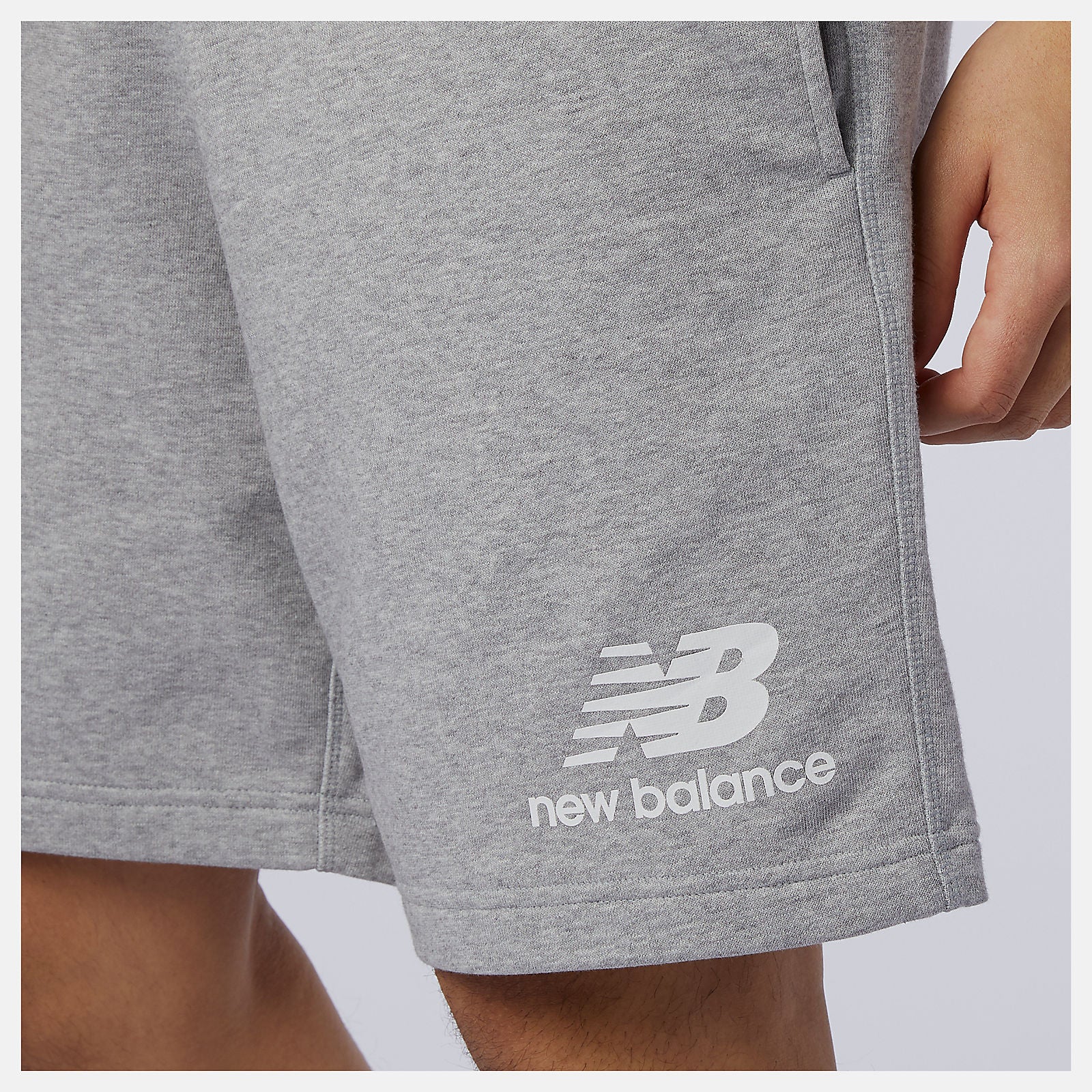 New Balance NB Essentials Stacked Logo Short