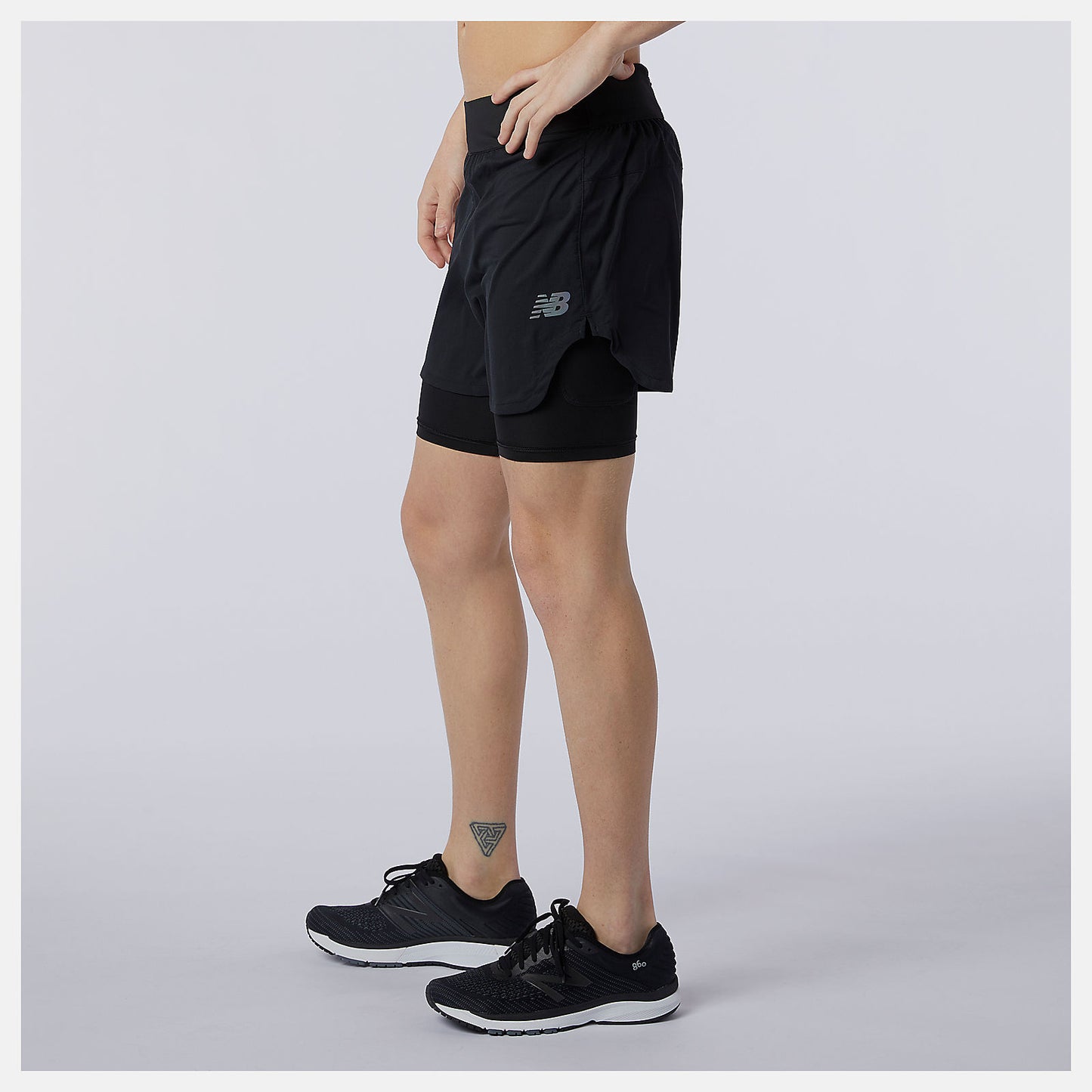 New Balance Q Speed Fuel 2 in 1 5 Inch Short