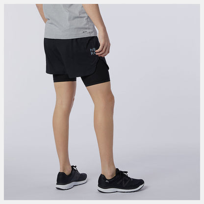 New Balance Q Speed Fuel 2 in 1 5 Inch Short