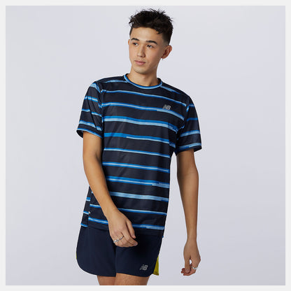 New Balance Printed Impact Run Short Sleeve