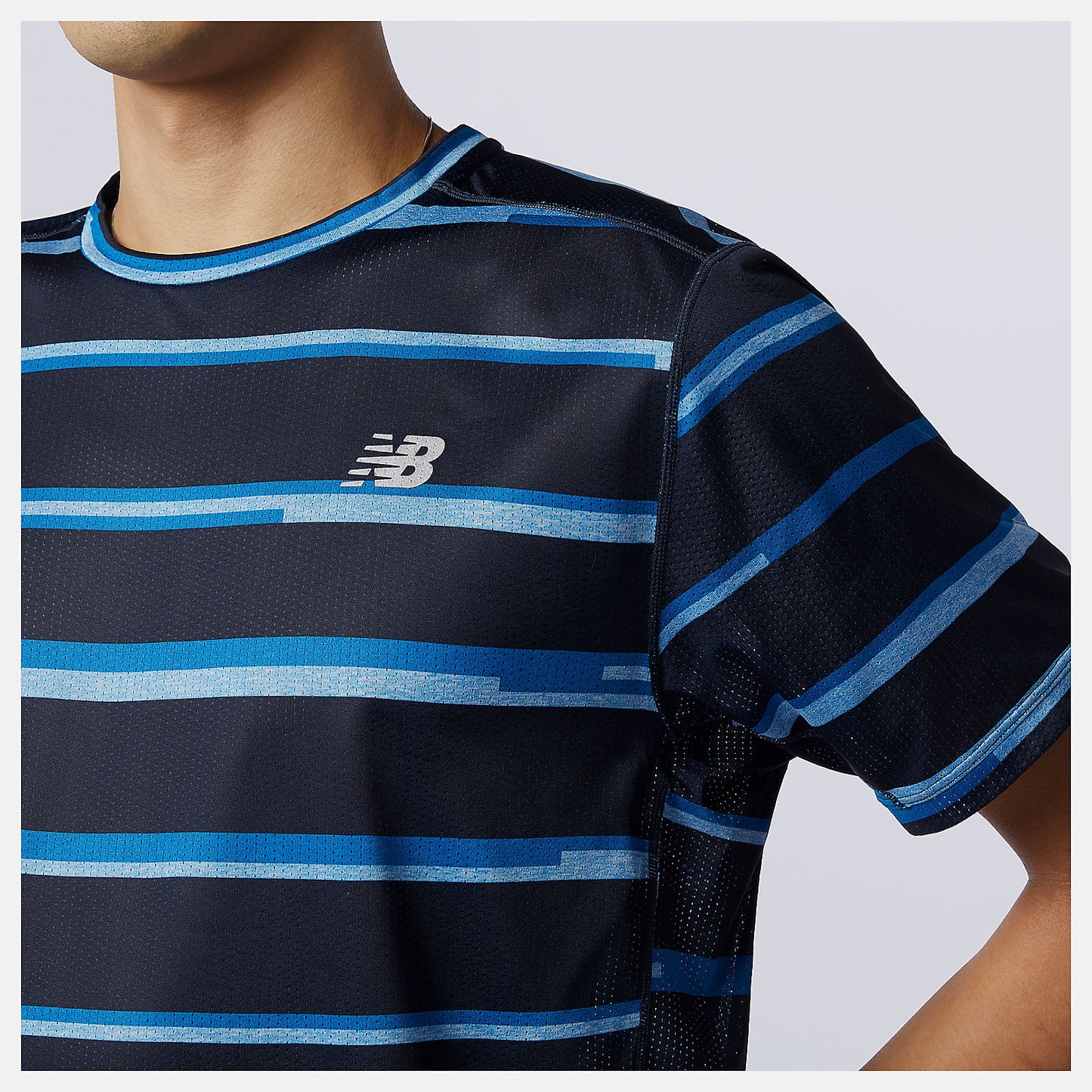 New Balance Printed Impact Run Short Sleeve