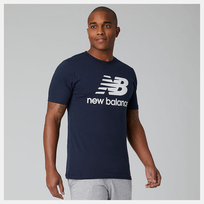 New Balance Essentials Stacked Logo Tee