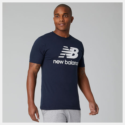 New Balance Essentials Stacked Logo Tee