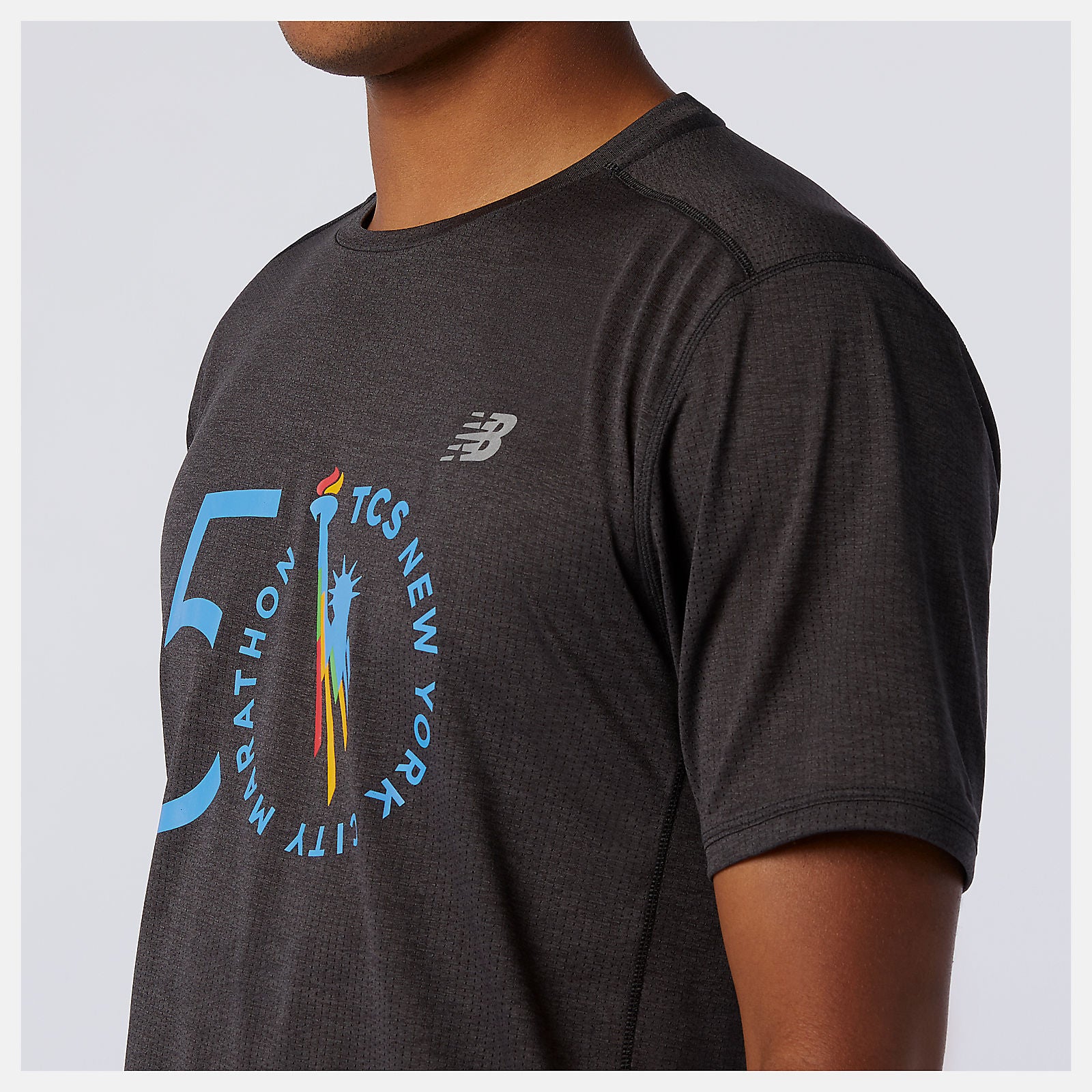 New Balance NYC Marathon Impact Run Short Sleeve