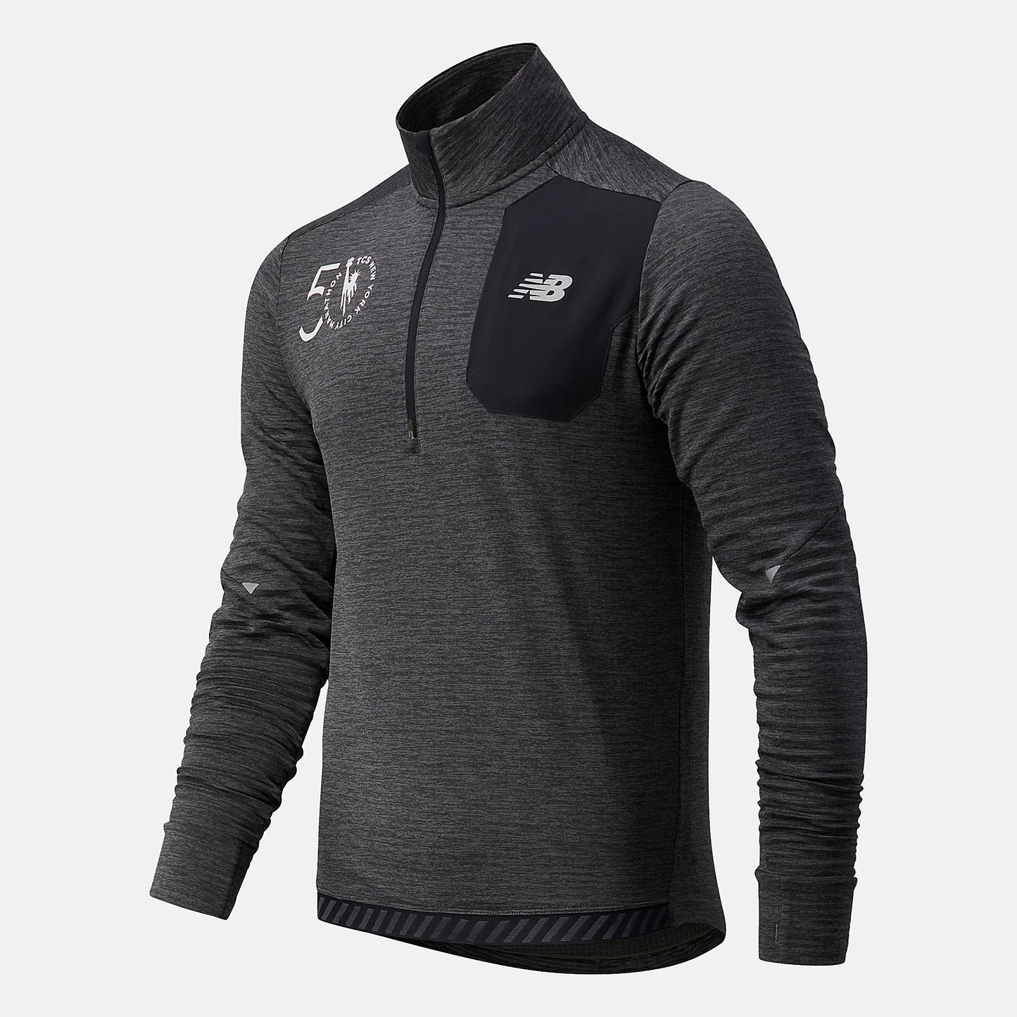 New Balance NYC Marathon Impact Run Grid Back Half Zip