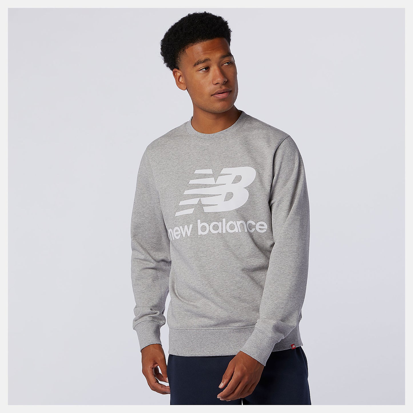 New Balance NB Essentials Stacked Logo Crew