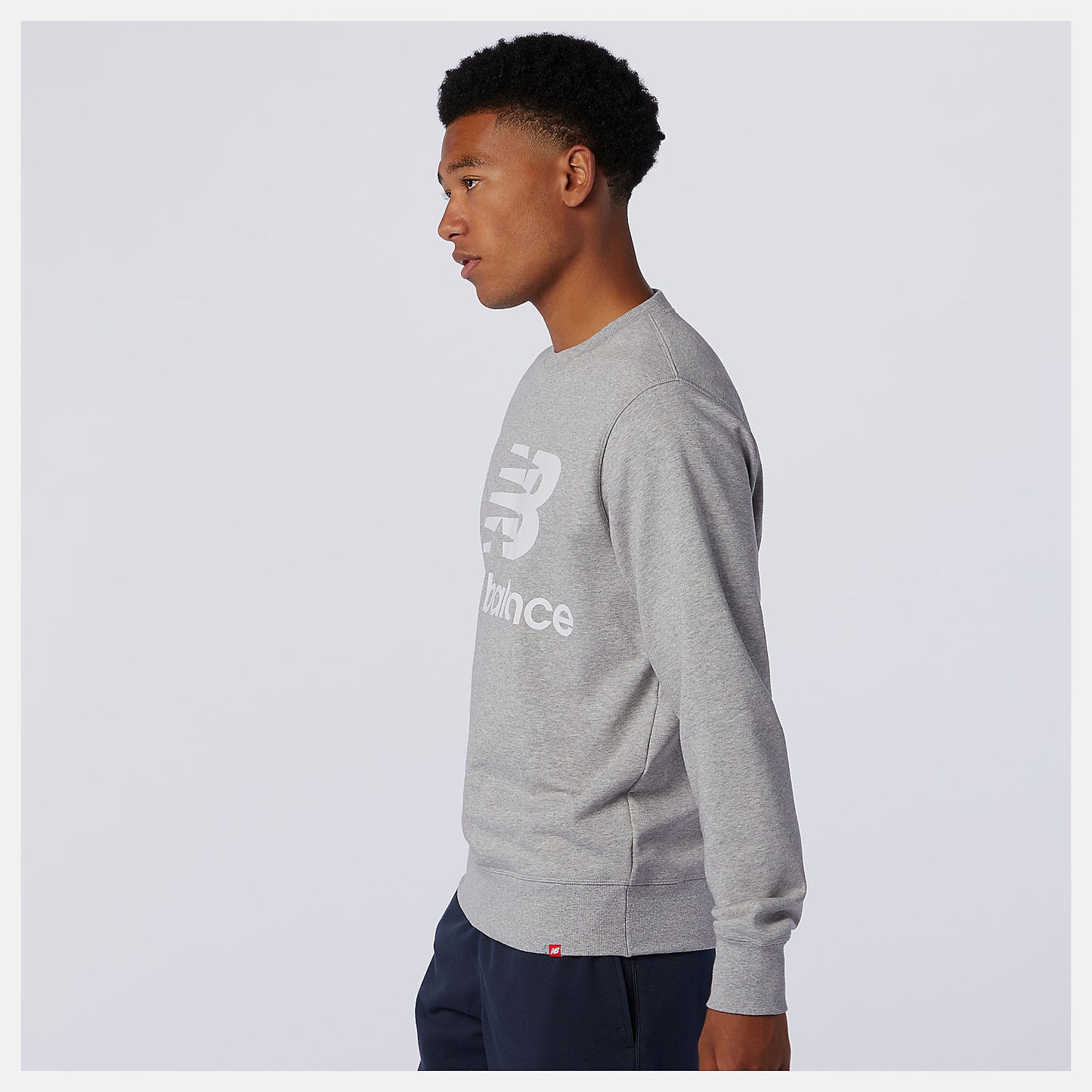 New Balance NB Essentials Stacked Logo Crew