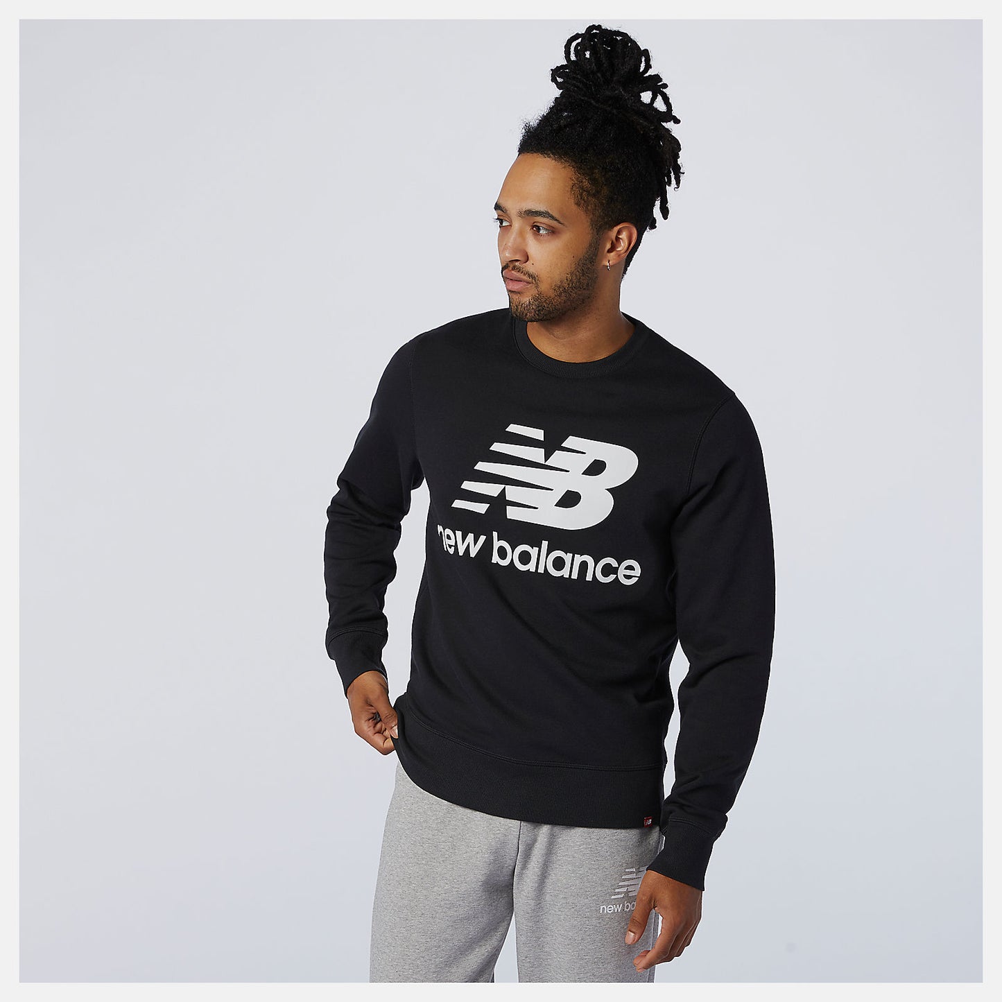 New Balance NB Essentials Stacked Logo Crew
