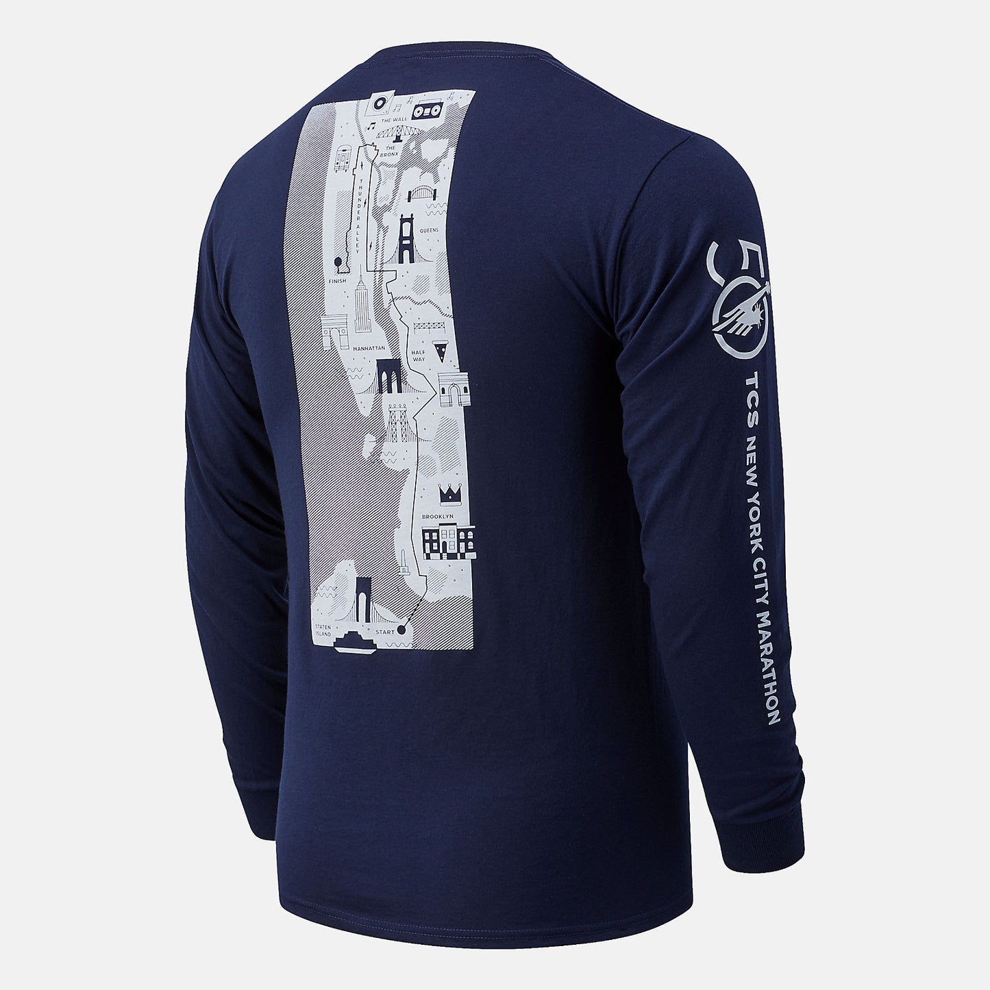 New Balance NYC Marathon Map Long Sleeve