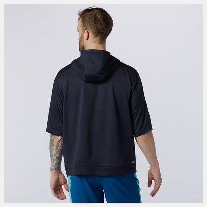 New Balance Tenacity Lightweight Knit Short Sleeve Hoodie