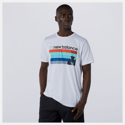 New Balance Graphic Heathertech Tee