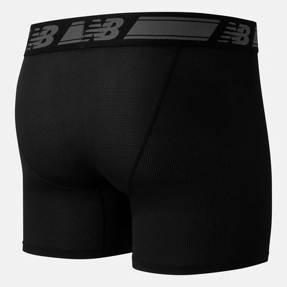 New Balance Men Mesh 6 Inch Boxer Brief 2 Pack