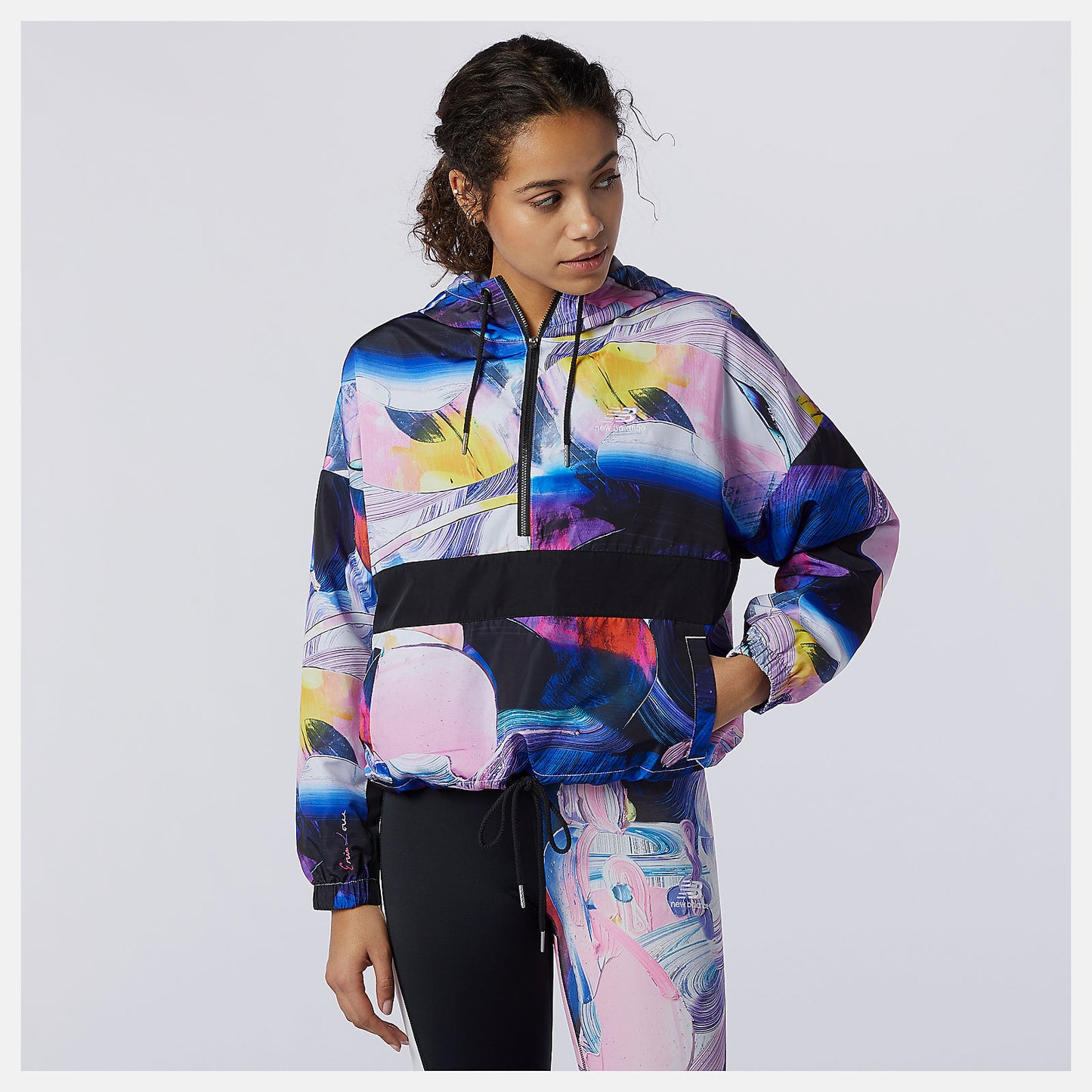 New Balance NB Athletics Printed Anorak Jacket