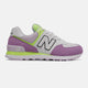Purple/Bleached Lime Glo