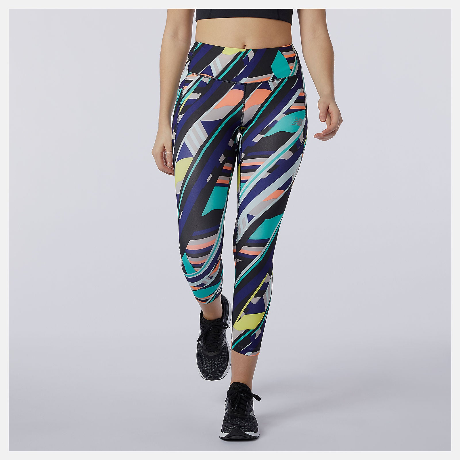 New Balance Printed Impact Run Crop