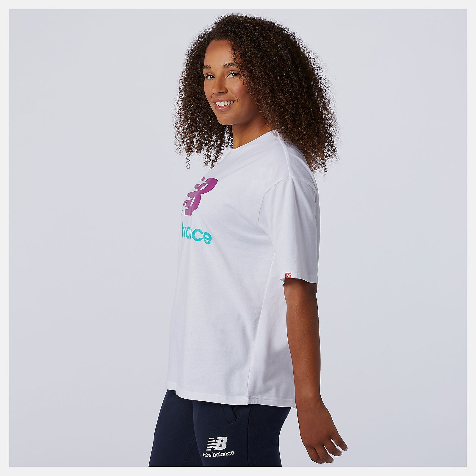 New Balance NB Essentials Stacked Logo Tee