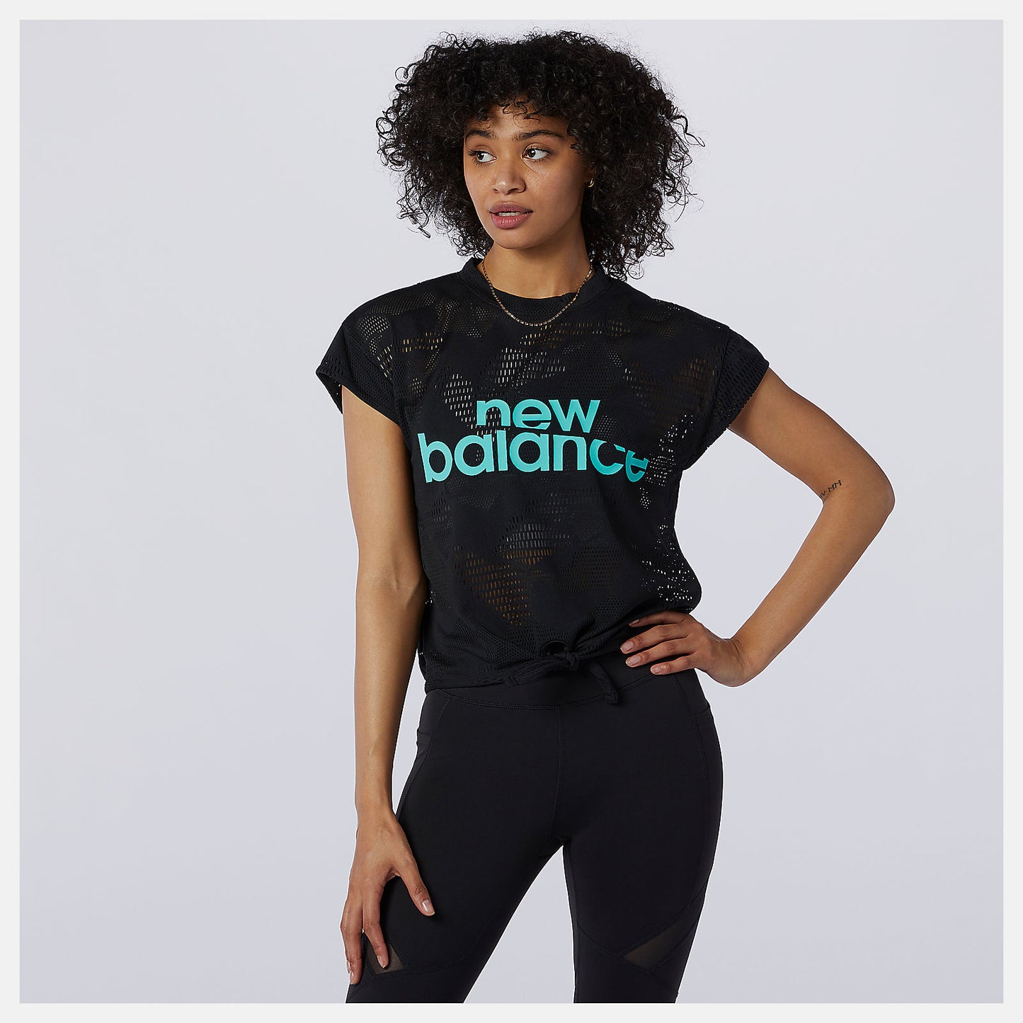 New Balance Achiever Collide Open Mesh Tee