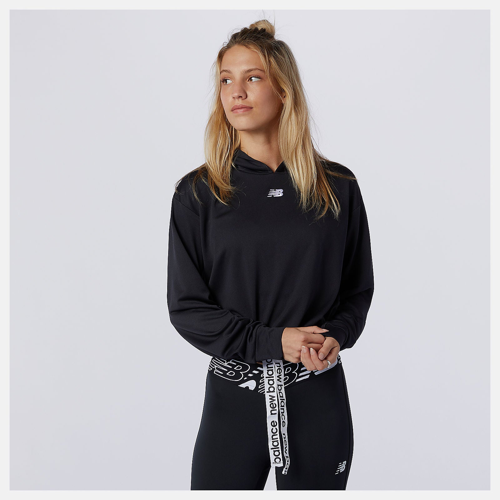 New Balance Relentless Cinched Hem Hoodie