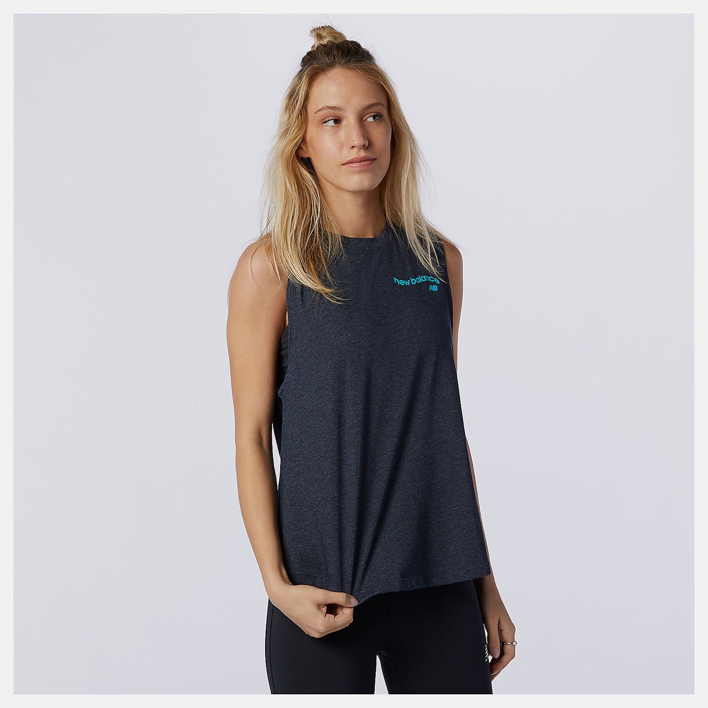 New Balance Relentless Cinched Back Graphic Tank