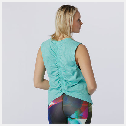 New Balance Relentless Cinched Back Graphic Tank