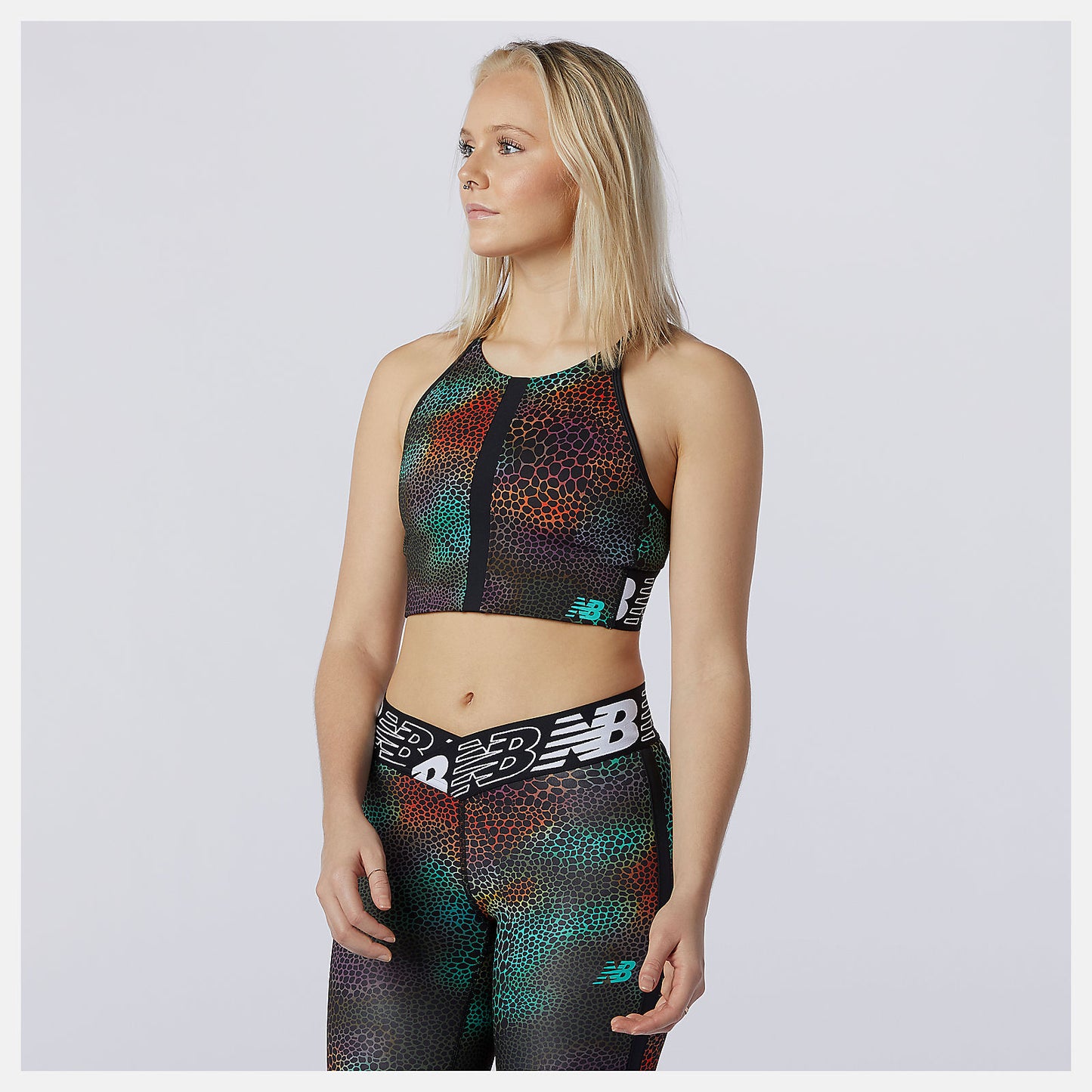 New Balance Relentless Printed Crop Top