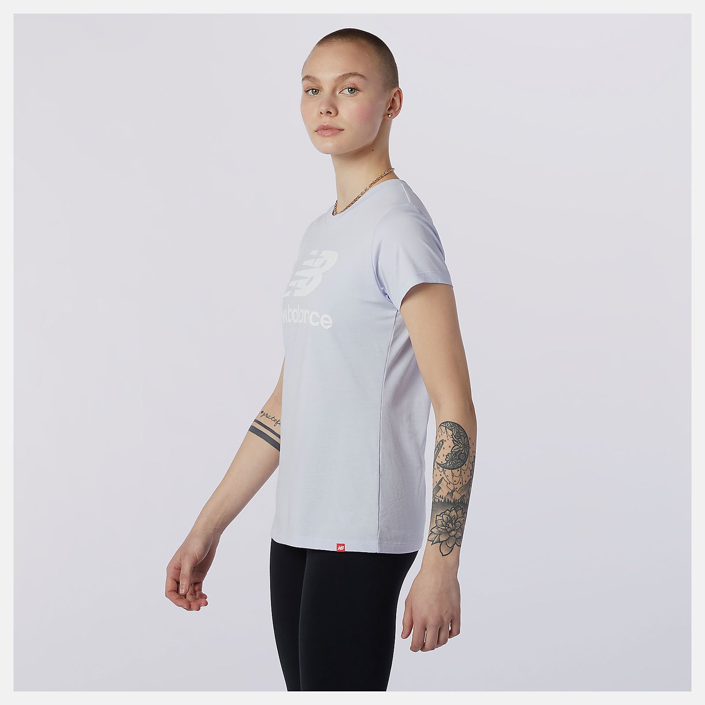 New Balance Essentials Stacked Logo Tee